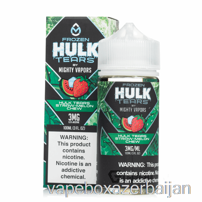 Vape Baku Frozen Hulk Tears Straw Melon Chew - Hulk Tears - 100mL 6mg